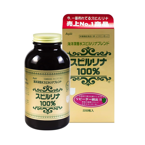 Tảo xoắn Spirulina Hộp 2200 viên