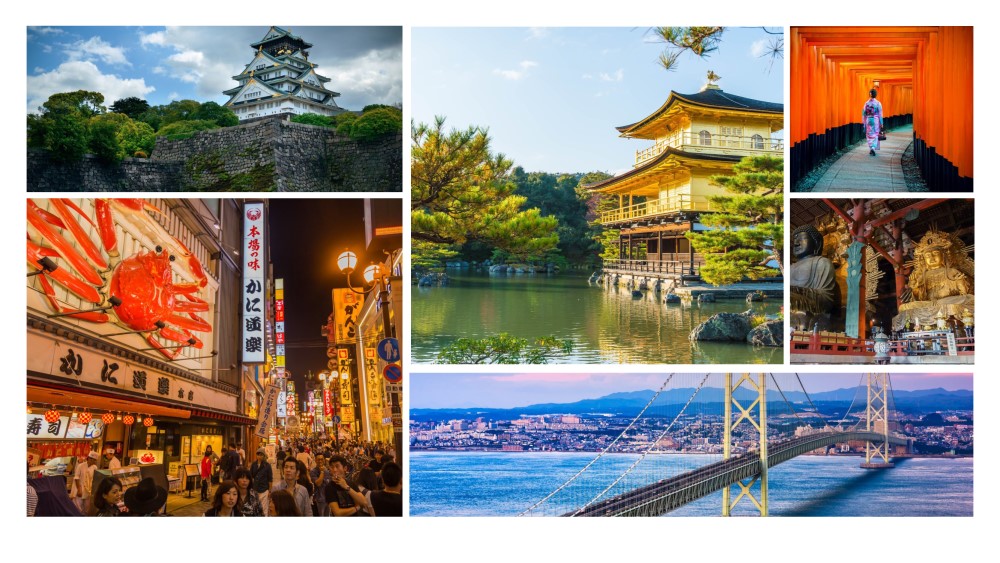 Charter Vùng Tứ Quốc: Kyoto・Osaka・Nara・Kobe